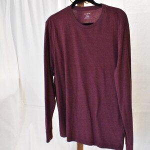 J.Crew Long-Sleeve Crew Neck T-Shirt - Large
